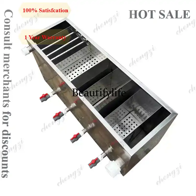 Fish Tank Filter - Filtro multifunzionale in acciaio inox A81,
