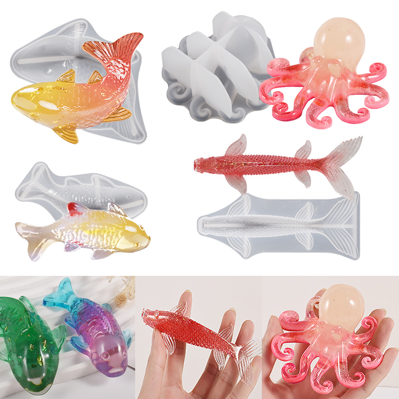 Fish Aquarium Home - Stampo in Silicone per Resina Epossidica