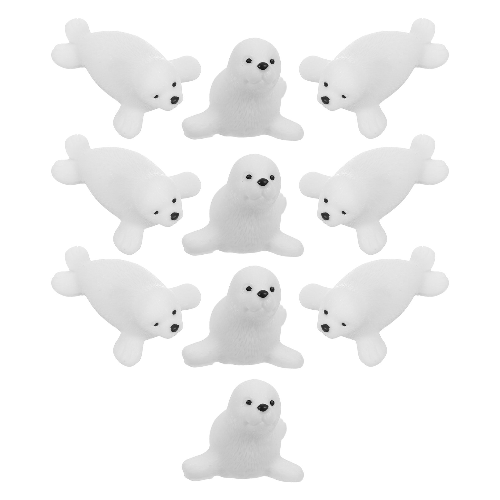 Aquarium Decor - 10 pezzi di piccole statuette di