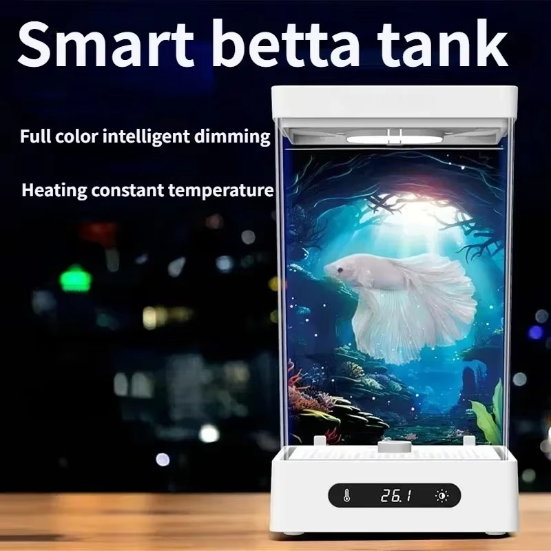 Xiaomi Aquarium Fish Tank - Acquario Smart per Pesci Betta, Mini