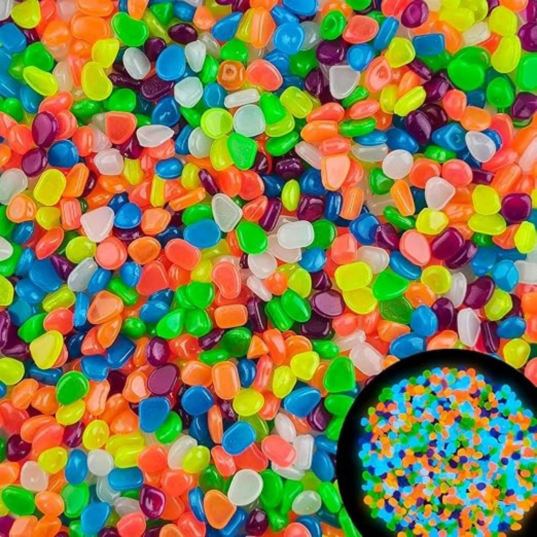 Fish Tank Gravel - 500 pezzi ciottoli da giardino che