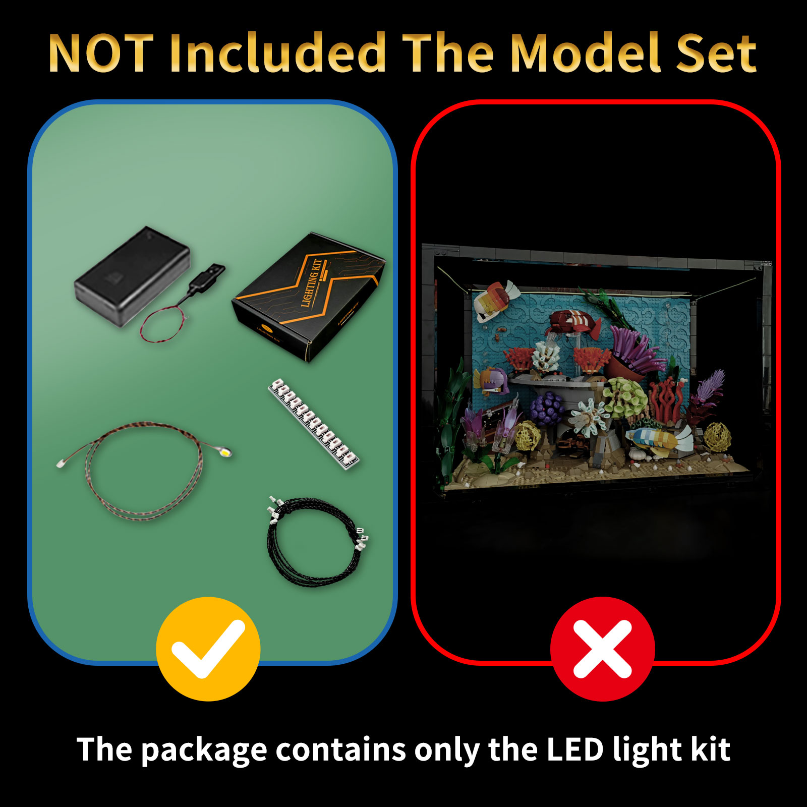 Kit di illuminazione a LED LYB - Aquarium Light recensione e prezzo