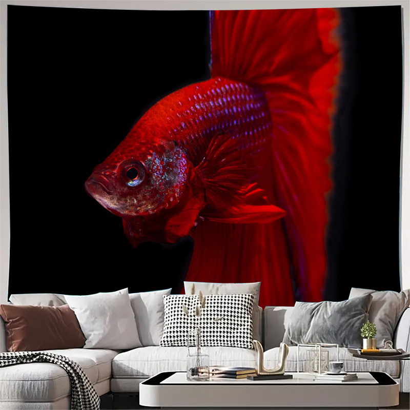 Tapestry con Pesci Betta Rossi - Fish Aquarium Home recensione e prezzo