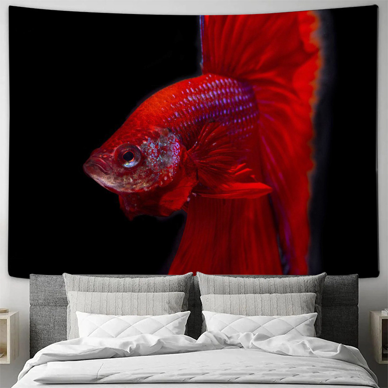 Tapestry con Pesci Betta Rossi - Fish Aquarium Home recensione e prezzo
