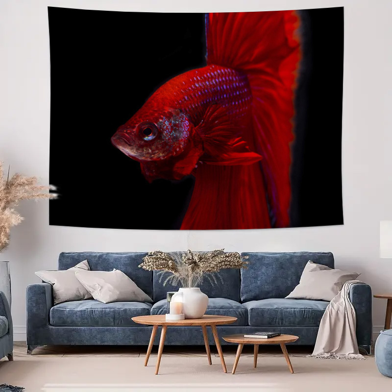 Tapestry con Pesci Betta Rossi - Fish Aquarium Home recensione e prezzo