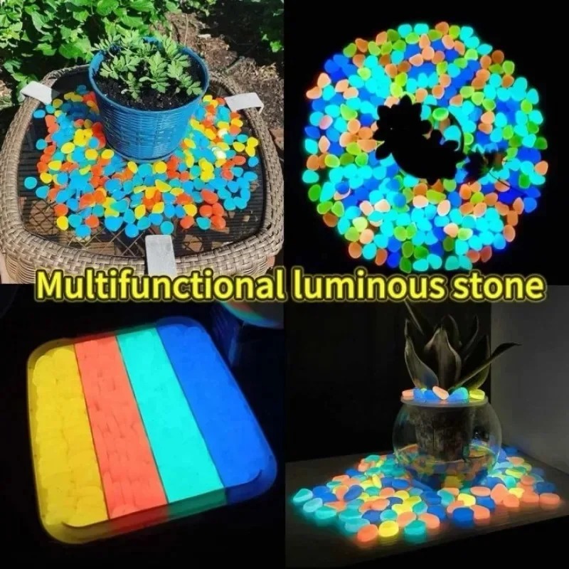 100-1000PCS Pietra luminosa Gi - Fish Aquarium Home recensione e prezzo